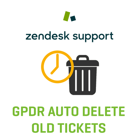 GDPR Tickets and Users Auto Deletion for Zendesk