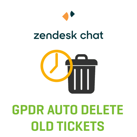 GDPR Tickets and Users Auto Deletion for Zendesk Chat